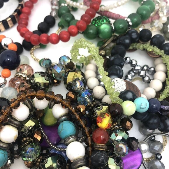 Bracelet Lot Vtg To Now Craft Wear Repurpose - Picture 8 of 11